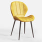 Scandinavian Upholstered Home Side Chair Matte Finish Wingback Dining Chair Yellow 1 Piece Black Clearhalo ' kitchen&dining_furn' 'Dining Chairs' 'Dining Tables & Seating' 'dining_chair' 'furn' 'furn_dining_chair' 'Furniture' 'furniture_dining_chair' 'Kitchen & Dining Furniture' 'kitchen' 4206770