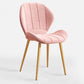 Scandinavian Upholstered Home Side Chair Matte Finish Wingback Dining Chair Pink 1 Piece Brass Gold Clearhalo ' kitchen&dining_furn' 'Dining Chairs' 'Dining Tables & Seating' 'dining_chair' 'furn' 'furn_dining_chair' 'Furniture' 'furniture_dining_chair' 'Kitchen & Dining Furniture' 'kitchen' 4206785