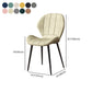 Scandinavian Upholstered Home Side Chair Matte Finish Wingback Dining Chair Clearhalo ' kitchen&dining_furn' 'Dining Chairs' 'Dining Tables & Seating' 'dining_chair' 'furn' 'furn_dining_chair' 'Furniture' 'furniture_dining_chair' 'Kitchen & Dining Furniture' 'kitchen' 4206823