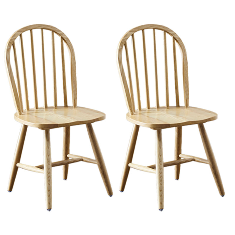 Modern Wood Dining Room Chair Armless Windsor Side Chair for Home Use Natural 2 Piece Set Clearhalo ' kitchen&dining_furn' 'Dining Chairs' 'Dining Tables & Seating' 'dining_chair' 'furn' 'furn_dining_chair' 'Furniture' 'furniture_dining_chair' 'Kitchen & Dining Furniture' 'kitchen' 4206827