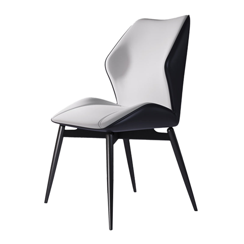 Contemporary Leather Home Side Chair Wingback Dining Chair (Set of 2) Clearhalo ' kitchen&dining_furn' 'Dining Chairs' 'Dining Tables & Seating' 'dining_chair' 'furn' 'furn_dining_chair' 'Furniture' 'furniture_dining_chair' 'Kitchen & Dining Furniture' 'kitchen' 4206864