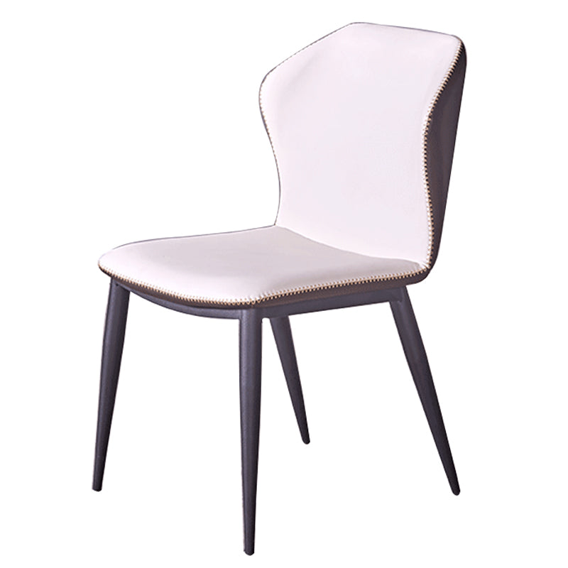 Modern Leather Home Side Chair Matte Finish Wingback Dining Chairs (Set of 2) Clearhalo ' kitchen&dining_furn' 'Dining Chairs' 'Dining Tables & Seating' 'dining_chair' 'furn' 'furn_dining_chair' 'Furniture' 'furniture_dining_chair' 'Kitchen & Dining Furniture' 'kitchen' 4206881