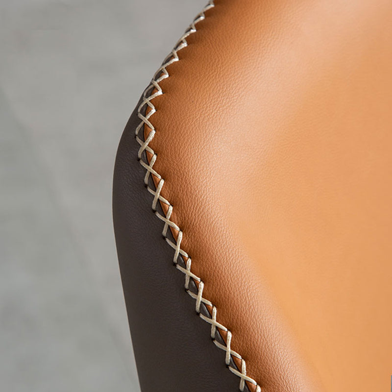 Modern Leather Home Side Chair Matte Finish Wingback Dining Chairs (Set of 2) Clearhalo ' kitchen&dining_furn' 'Dining Chairs' 'Dining Tables & Seating' 'dining_chair' 'furn' 'furn_dining_chair' 'Furniture' 'furniture_dining_chair' 'Kitchen & Dining Furniture' 'kitchen' 4206885