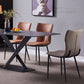 Contemporary Leather Side Chair Solid Back Dining Chair (Set of 2) Clearhalo ' kitchen&dining_furn' 'Dining Chairs' 'Dining Tables & Seating' 'dining_chair' 'furn' 'furn_dining_chair' 'Furniture' 'furniture_dining_chair' 'Kitchen & Dining Furniture' 'kitchen' 4206894