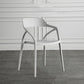 Contemporary Style Plastic Dining Chairs Dining Open Back Arm Side Chair for Kitchen Light Gray 1 Piece Clearhalo ' kitchen&dining_furn' 'Dining Chairs' 'Dining Tables & Seating' 'dining_chair' 'furn' 'furn_dining_chair' 'Furniture' 'furniture_dining_chair' 'Kitchen & Dining Furniture' 'kitchen' 4206961