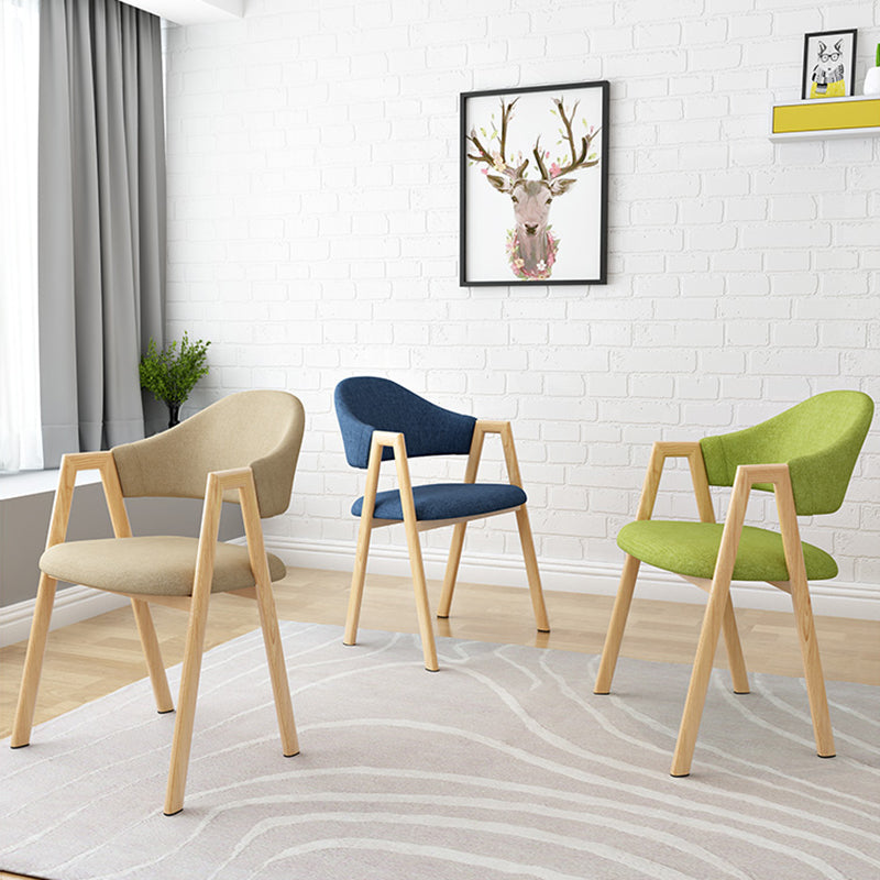 Contemporary Metal Dining Arm Chair Velvet Dining Side Chair for Home Use Clearhalo ' kitchen&dining_furn' 'Dining Chairs' 'Dining Tables & Seating' 'dining_chair' 'furn' 'furn_dining_chair' 'Furniture' 'furniture_dining_chair' 'Kitchen & Dining Furniture' 'kitchen' 4206977