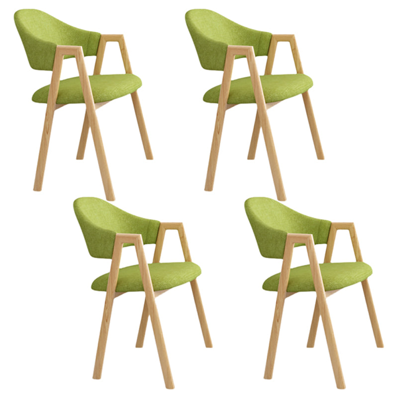 Contemporary Metal Dining Arm Chair Velvet Dining Side Chair for Home Use Green 4 Piece Set Clearhalo ' kitchen&dining_furn' 'Dining Chairs' 'Dining Tables & Seating' 'dining_chair' 'furn' 'furn_dining_chair' 'Furniture' 'furniture_dining_chair' 'Kitchen & Dining Furniture' 'kitchen' 4206980