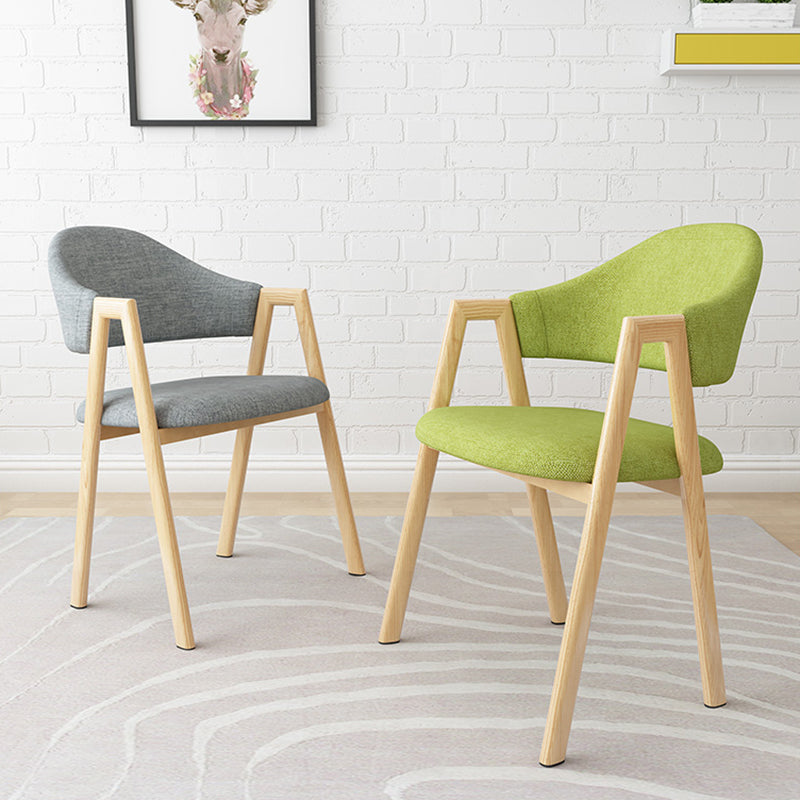 Contemporary Metal Dining Arm Chair Velvet Dining Side Chair for Home Use Clearhalo ' kitchen&dining_furn' 'Dining Chairs' 'Dining Tables & Seating' 'dining_chair' 'furn' 'furn_dining_chair' 'Furniture' 'furniture_dining_chair' 'Kitchen & Dining Furniture' 'kitchen' 4206981