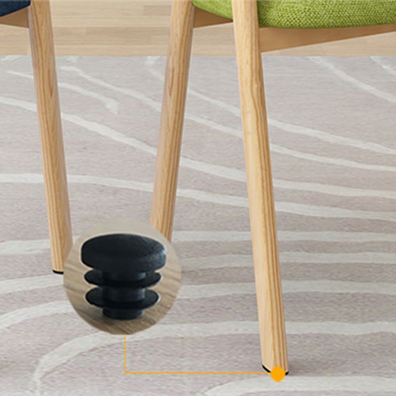 Contemporary Metal Dining Arm Chair Velvet Dining Side Chair for Home Use Clearhalo ' kitchen&dining_furn' 'Dining Chairs' 'Dining Tables & Seating' 'dining_chair' 'furn' 'furn_dining_chair' 'Furniture' 'furniture_dining_chair' 'Kitchen & Dining Furniture' 'kitchen' 4206987