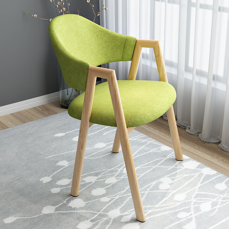 Contemporary Metal Dining Arm Chair Velvet Dining Side Chair for Home Use Clearhalo ' kitchen&dining_furn' 'Dining Chairs' 'Dining Tables & Seating' 'dining_chair' 'furn' 'furn_dining_chair' 'Furniture' 'furniture_dining_chair' 'Kitchen & Dining Furniture' 'kitchen' 4206988