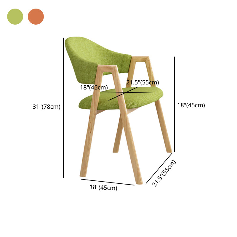 Contemporary Metal Dining Arm Chair Velvet Dining Side Chair for Home Use Clearhalo ' kitchen&dining_furn' 'Dining Chairs' 'Dining Tables & Seating' 'dining_chair' 'furn' 'furn_dining_chair' 'Furniture' 'furniture_dining_chair' 'Kitchen & Dining Furniture' 'kitchen' 4206989