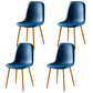 Nordic Style Metal Dining Chairs Solid Back Dining Side Armless Chairs for Kitchen Blue 4 Piece Set Brass Gold Clearhalo ' kitchen&dining_furn' 'Dining Chairs' 'Dining Tables & Seating' 'dining_chair' 'furn' 'furn_dining_chair' 'Furniture' 'furniture_dining_chair' 'Kitchen & Dining Furniture' 'kitchen' 4207080