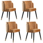Scandinavian Style Ash Wood Chair Wingback Side Kitchen Dining Chairs Set Brown 4 Piece Set Clearhalo ' kitchen&dining_furn' 'Dining Chairs' 'Dining Tables & Seating' 'dining_chair' 'furn' 'furn_dining_chair' 'Furniture' 'furniture_dining_chair' 'Kitchen & Dining Furniture' 'kitchen' 4207143