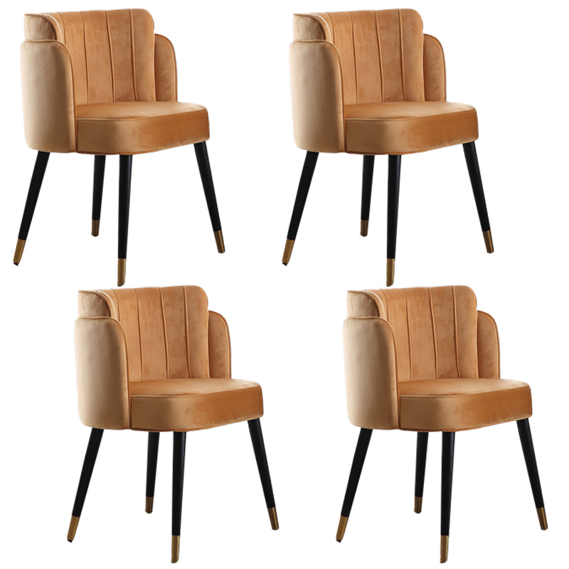 Scandinavian Style Ash Wood Chair Wingback Side Kitchen Dining Chairs Set Brown 4 Piece Set Clearhalo ' kitchen&dining_furn' 'Dining Chairs' 'Dining Tables & Seating' 'dining_chair' 'furn' 'furn_dining_chair' 'Furniture' 'furniture_dining_chair' 'Kitchen & Dining Furniture' 'kitchen' 4207143