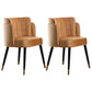 Scandinavian Style Ash Wood Chair Wingback Side Kitchen Dining Chairs Set Brown 2 Piece Set Clearhalo ' kitchen&dining_furn' 'Dining Chairs' 'Dining Tables & Seating' 'dining_chair' 'furn' 'furn_dining_chair' 'Furniture' 'furniture_dining_chair' 'Kitchen & Dining Furniture' 'kitchen' 4207146