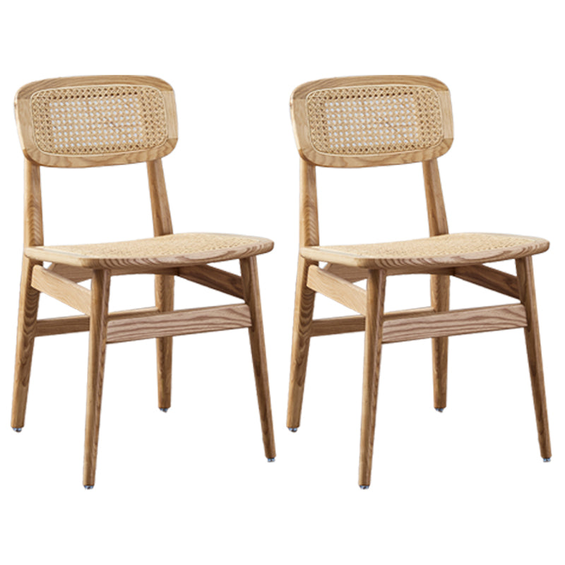 Traditional Style Ash Wood Chair Dining Room Open Back Side Chairs Set Wood 2 Piece Set Clearhalo ' kitchen&dining_furn' 'Dining Chairs' 'Dining Tables & Seating' 'dining_chair' 'furn' 'furn_dining_chair' 'Furniture' 'furniture_dining_chair' 'Kitchen & Dining Furniture' 'kitchen' 4207158