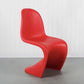 Scandinavian Style Plastic Dining Armless Chair Solid Back Chair for Home Red 1 Piece Clearhalo ' kitchen&dining_furn' 'Dining Chairs' 'Dining Tables & Seating' 'dining_chair' 'Furniture' 'furniture_dining_chair' 'Kitchen & Dining Furniture' 'kitchen' 4207175