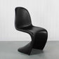 Scandinavian Style Plastic Dining Armless Chair Solid Back Chair for Home Black 1 Piece Clearhalo ' kitchen&dining_furn' 'Dining Chairs' 'Dining Tables & Seating' 'dining_chair' 'Furniture' 'furniture_dining_chair' 'Kitchen & Dining Furniture' 'kitchen' 4207178