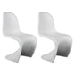 Scandinavian Style Plastic Dining Armless Chair Solid Back Chair for Home White Set of 2 Clearhalo ' kitchen&dining_furn' 'Dining Chairs' 'Dining Tables & Seating' 'dining_chair' 'Furniture' 'furniture_dining_chair' 'Kitchen & Dining Furniture' 'kitchen' 4207181