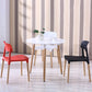 Home Plastic Armless Dining Chair Open Back Dining Side Chairs with Wood Legs Clearhalo ' kitchen&dining_furn' 'Dining Chairs' 'Dining Tables & Seating' 'dining_chair' 'furn' 'furn_dining_chair' 'Furniture' 'furniture_dining_chair' 'Kitchen & Dining Furniture' 'kitchen' 4207183