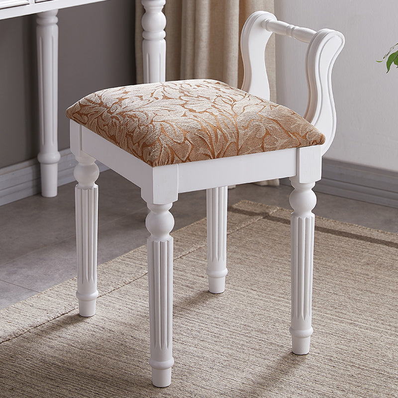 Modern Wood Dining Room Chair Open Back Single Dining Chair for Home Use White-Brown Clearhalo ' kitchen&dining_furn' 'Dining Chairs' 'Dining Tables & Seating' 'dining_chair' 'furn' 'furn_dining_chair' 'Furniture' 'furniture_dining_chair' 'Kitchen & Dining Furniture' 'kitchen' 4207223