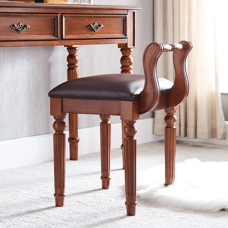 Modern Wood Dining Room Chair Open Back Single Dining Chair for Home Use Clearhalo ' kitchen&dining_furn' 'Dining Chairs' 'Dining Tables & Seating' 'dining_chair' 'furn' 'furn_dining_chair' 'Furniture' 'furniture_dining_chair' 'Kitchen & Dining Furniture' 'kitchen' 4207227