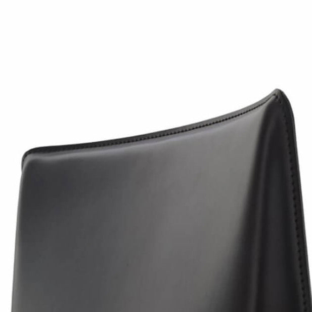 Home Modern Style Side Chair Solid Back Metal Upholstered Dining Room Chair Clearhalo ' kitchen&dining_furn' 'Dining Chairs' 'Dining Tables & Seating' 'dining_chair' 'furn' 'furn_dining_chair' 'Furniture' 'furniture_dining_chair' 'Kitchen & Dining Furniture' 'kitchen' 4207243