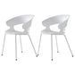 Industrial Metal Dining Room Armchair Plastic Dining Room Chairs for Restaurant Use White 2 Piece Set Clearhalo ' kitchen&dining_furn' 'Dining Chairs' 'Dining Tables & Seating' 'dining_chair' 'furn' 'furn_dining_chair' 'Furniture' 'furniture_dining_chair' 'Kitchen & Dining Furniture' 'kitchen' 4207294