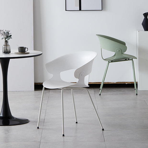 Industrial Metal Dining Room Armchair Plastic Dining Room Chairs for Restaurant Use Clearhalo ' kitchen&dining_furn' 'Dining Chairs' 'Dining Tables & Seating' 'dining_chair' 'furn' 'furn_dining_chair' 'Furniture' 'furniture_dining_chair' 'Kitchen & Dining Furniture' 'kitchen' 4207301