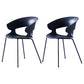 Industrial Metal Dining Room Armchair Plastic Dining Room Chairs for Restaurant Use Blue 2 Piece Set Clearhalo ' kitchen&dining_furn' 'Dining Chairs' 'Dining Tables & Seating' 'dining_chair' 'furn' 'furn_dining_chair' 'Furniture' 'furniture_dining_chair' 'Kitchen & Dining Furniture' 'kitchen' 4207305