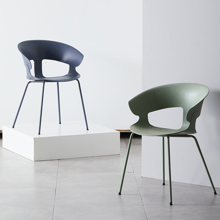 Industrial Metal Dining Room Armchair Plastic Dining Room Chairs for Restaurant Use Clearhalo ' kitchen&dining_furn' 'Dining Chairs' 'Dining Tables & Seating' 'dining_chair' 'furn' 'furn_dining_chair' 'Furniture' 'furniture_dining_chair' 'Kitchen & Dining Furniture' 'kitchen' 4207306