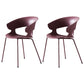 Industrial Metal Dining Room Armchair Plastic Dining Room Chairs for Restaurant Use Purple 2 Piece Set Clearhalo ' kitchen&dining_furn' 'Dining Chairs' 'Dining Tables & Seating' 'dining_chair' 'furn' 'furn_dining_chair' 'Furniture' 'furniture_dining_chair' 'Kitchen & Dining Furniture' 'kitchen' 4207313
