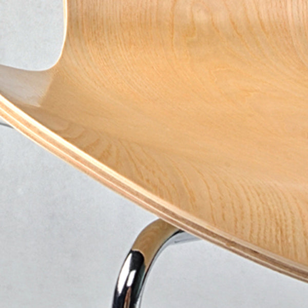 Contemporary Home Side Chair Solid Back Metal Upholstered Dining Room Chair Clearhalo ' kitchen&dining_furn' 'Dining Chairs' 'Dining Tables & Seating' 'dining_chair' 'furn' 'furn_dining_chair' 'Furniture' 'furniture_dining_chair' 'Kitchen & Dining Furniture' 'kitchen' 4207343