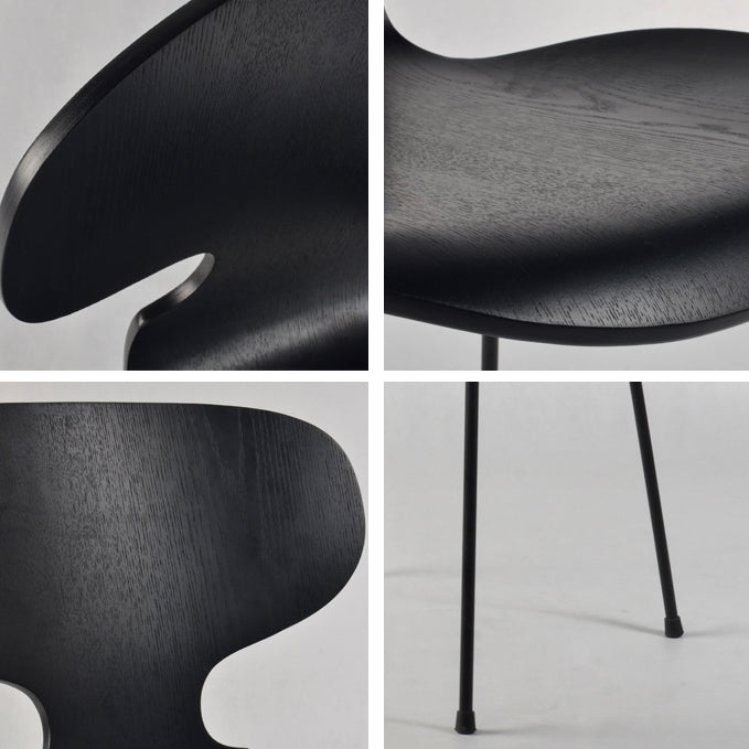 Contemporary Home Side Chair Solid Back Metal Upholstered Dining Room Chair Clearhalo ' kitchen&dining_furn' 'Dining Chairs' 'Dining Tables & Seating' 'dining_chair' 'furn' 'furn_dining_chair' 'Furniture' 'furniture_dining_chair' 'Kitchen & Dining Furniture' 'kitchen' 4207349