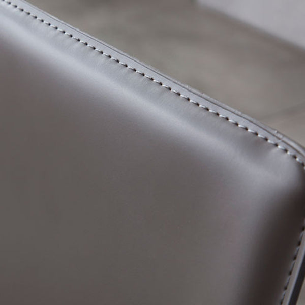 Modern Style Home Side Chair Solid Back Metal Upholstered Dining Room Chair Clearhalo ' kitchen&dining_furn' 'Dining Chairs' 'Dining Tables & Seating' 'dining_chair' 'furn' 'furn_dining_chair' 'Furniture' 'furniture_dining_chair' 'Kitchen & Dining Furniture' 'kitchen' 4207374