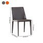 Modern Style Home Side Chair Solid Back Metal Upholstered Dining Room Chair Clearhalo ' kitchen&dining_furn' 'Dining Chairs' 'Dining Tables & Seating' 'dining_chair' 'furn' 'furn_dining_chair' 'Furniture' 'furniture_dining_chair' 'Kitchen & Dining Furniture' 'kitchen' 4207380