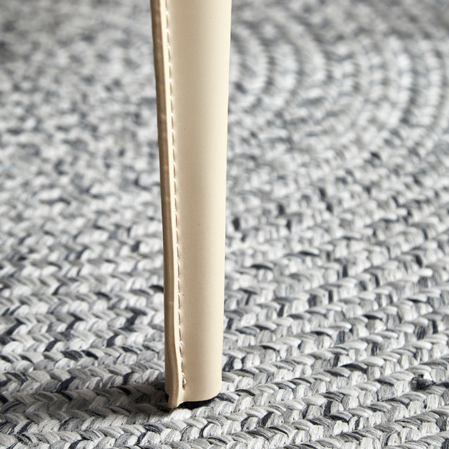 Leather Armless Dining Chairs Home Upholstered Side Chairs with Metal Legs Clearhalo ' kitchen&dining_furn' 'Dining Chairs' 'Dining Tables & Seating' 'dining_chair' 'furn' 'furn_dining_chair' 'Furniture' 'furniture_dining_chair' 'Kitchen & Dining Furniture' 'kitchen' 4207390