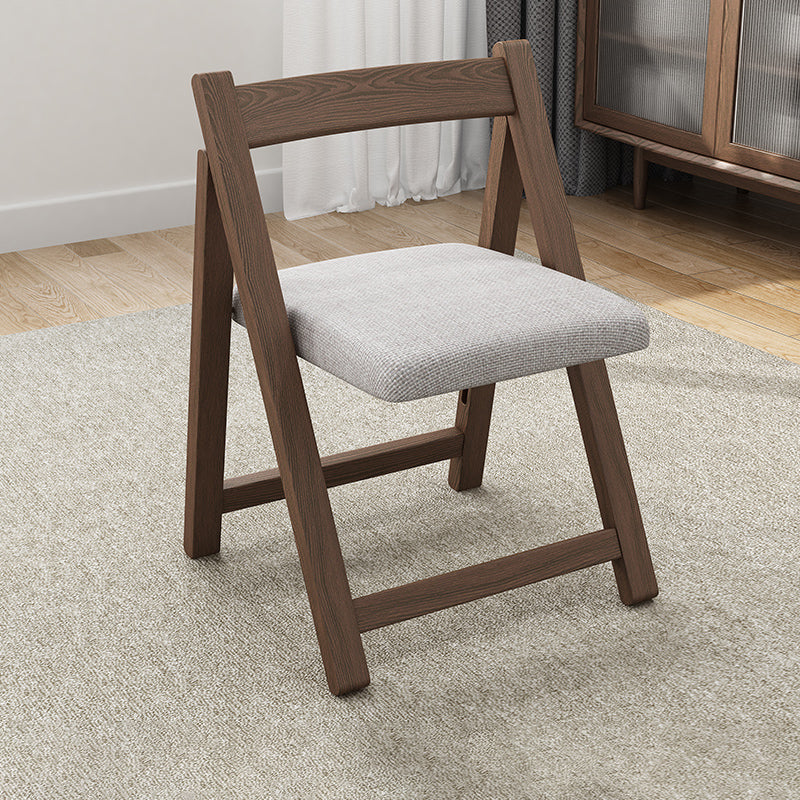 Modern Style Dining Chair Kitchen Armless Side Chairs with Wooden Legs Brown 1 Piece Clearhalo ' kitchen&dining_furn' 'Dining Chairs' 'Dining Tables & Seating' 'dining_chair' 'furn' 'furn_dining_chair' 'Furniture' 'furniture_dining_chair' 'Kitchen & Dining Furniture' 'kitchen' 4207399