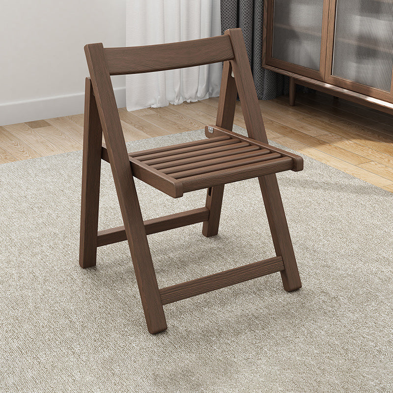 Modern Style Dining Chair Kitchen Armless Side Chairs with Wooden Legs Walnut 1 Piece Clearhalo ' kitchen&dining_furn' 'Dining Chairs' 'Dining Tables & Seating' 'dining_chair' 'furn' 'furn_dining_chair' 'Furniture' 'furniture_dining_chair' 'Kitchen & Dining Furniture' 'kitchen' 4207404