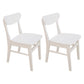Scandinavian Upholstered Restaurant Side Chair Open Back Dining Chair White 2 Piece Set Clearhalo ' kitchen&dining_furn' 'Dining Chairs' 'Dining Tables & Seating' 'dining_chair' 'furn' 'furn_dining_chair' 'Furniture' 'furniture_dining_chair' 'Kitchen & Dining Furniture' 'kitchen' 4207422