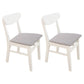 Scandinavian Upholstered Restaurant Side Chair Open Back Dining Chair Gray-White 2 Piece Set Clearhalo ' kitchen&dining_furn' 'Dining Chairs' 'Dining Tables & Seating' 'dining_chair' 'furn' 'furn_dining_chair' 'Furniture' 'furniture_dining_chair' 'Kitchen & Dining Furniture' 'kitchen' 4207434
