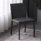 Home Leather Armless Dining Chairs Upholstered Side Chairs with Metal Legs Clearhalo ' kitchen&dining_furn' 'Dining Chairs' 'Dining Tables & Seating' 'dining_chair' 'furn' 'furn_dining_chair' 'Furniture' 'furniture_dining_chair' 'Kitchen & Dining Furniture' 'kitchen' 4207441