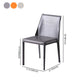 Home Leather Armless Dining Chairs Upholstered Side Chairs with Metal Legs Clearhalo ' kitchen&dining_furn' 'Dining Chairs' 'Dining Tables & Seating' 'dining_chair' 'furn' 'furn_dining_chair' 'Furniture' 'furniture_dining_chair' 'Kitchen & Dining Furniture' 'kitchen' 4207455