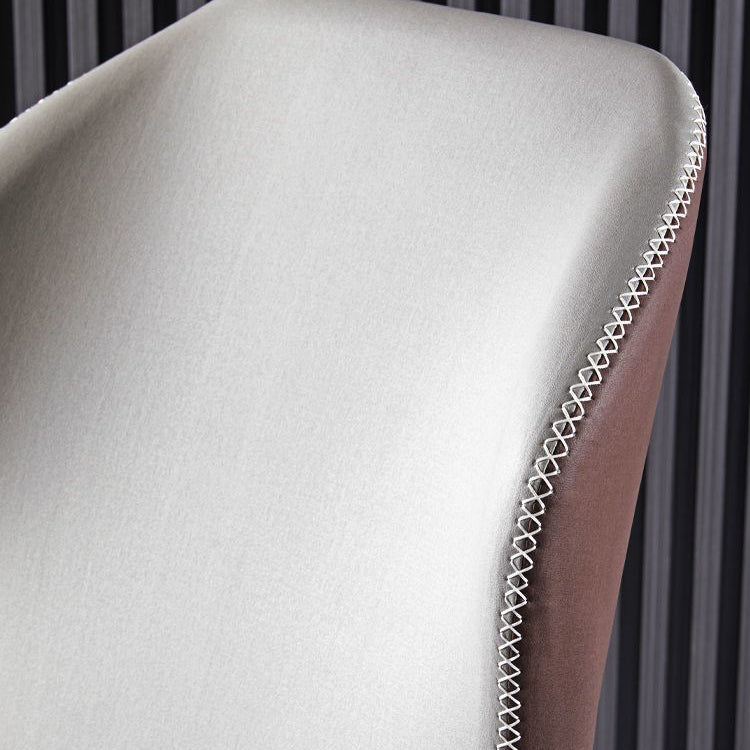 Modern Leather Restaurant Side Chair Matte Finish Wingback Dining Chair Clearhalo ' kitchen&dining_furn' 'Dining Chairs' 'Dining Tables & Seating' 'dining_chair' 'furn' 'furn_dining_chair' 'Furniture' 'furniture_dining_chair' 'Kitchen & Dining Furniture' 'kitchen' 4207479