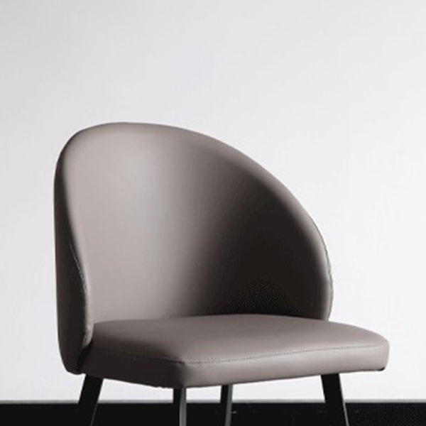 Industrial Metal Dining Room Chairs Armless Leather Dining Chairs for Home Use Clearhalo ' kitchen&dining_furn' 'Dining Chairs' 'Dining Tables & Seating' 'dining_chair' 'furn' 'furn_dining_chair' 'Furniture' 'furniture_dining_chair' 'Kitchen & Dining Furniture' 'kitchen' 4207542