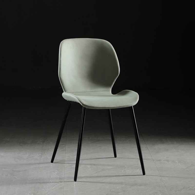 Contemporary Home Upholstered Side Chair Matte Finish Wingback Dining Chair Clearhalo ' kitchen&dining_furn' 'Dining Chairs' 'Dining Tables & Seating' 'dining_chair' 'furn' 'furn_dining_chair' 'Furniture' 'furniture_dining_chair' 'Kitchen & Dining Furniture' 'kitchen' 4207582