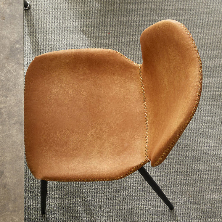 Contemporary Home Upholstered Side Chair Matte Finish Wingback Dining Chair Clearhalo ' kitchen&dining_furn' 'Dining Chairs' 'Dining Tables & Seating' 'dining_chair' 'furn' 'furn_dining_chair' 'Furniture' 'furniture_dining_chair' 'Kitchen & Dining Furniture' 'kitchen' 4207596