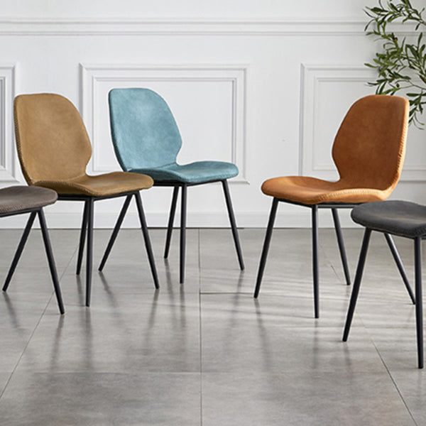 Contemporary Home Upholstered Side Chair Matte Finish Wingback Dining Chair Clearhalo ' kitchen&dining_furn' 'Dining Chairs' 'Dining Tables & Seating' 'dining_chair' 'furn' 'furn_dining_chair' 'Furniture' 'furniture_dining_chair' 'Kitchen & Dining Furniture' 'kitchen' 4207603