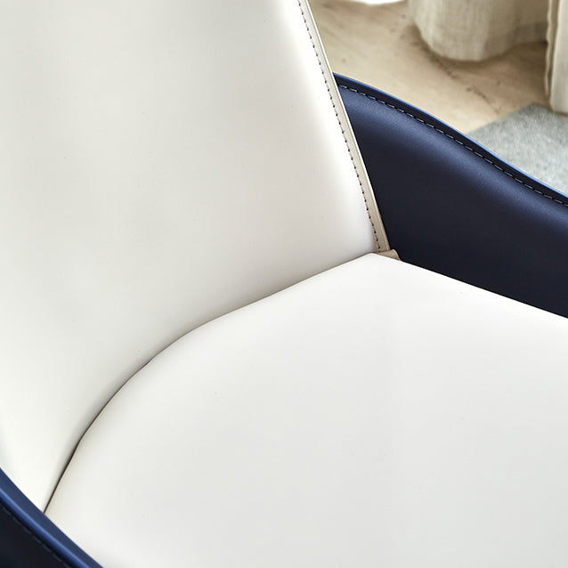 Modern Style Dining Armchairs Upholstered Solid Back Arm Chairs with Metal Legs Clearhalo ' kitchen&dining_furn' 'Dining Chairs' 'Dining Tables & Seating' 'dining_chair' 'furn' 'furn_dining_chair' 'Furniture' 'furniture_dining_chair' 'Kitchen & Dining Furniture' 'kitchen' 4207667