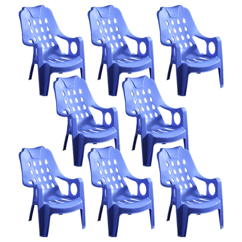 Modern Indoor Dining Arm Chairs Stackable Dining Armchairs with Plastic Legs Blue 8 Piece Set Clearhalo ' kitchen&dining_furn' 'Dining Chairs' 'Dining Tables & Seating' 'dining_chair' 'furn' 'furn_dining_chair' 'Furniture' 'furniture_dining_chair' 'Kitchen & Dining Furniture' 'kitchen' 4207687